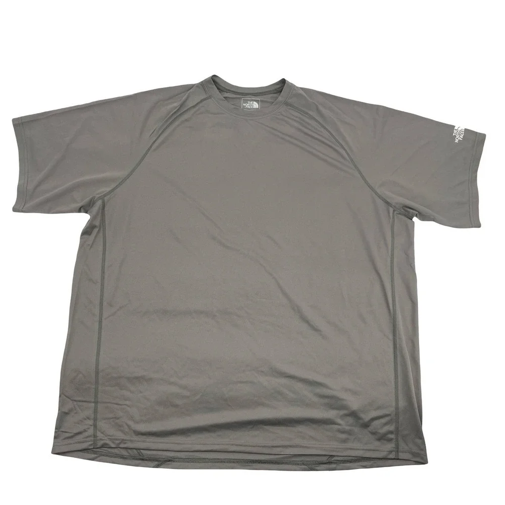 The North Face Mens Performance T-Shirt XXL Gray Good